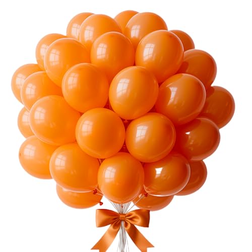 Luftballon Girlande Orange, 100 Stück 10 Zoll Orangene luftballons, Mattes Orange Girlande Luftballons Geburtstag Set, Orangene Latex Ballons Set für Geburtstag Babyparty Hochzeit Festival Party Deko Luftballon Girlande Orange, 100 Stück 10 Zoll Orangene luftballons, Mattes Orange Girlande Luftballons Geburtstag Set, Orangene Latex Ballons Set für Geburtstag Babyparty Hochzeit Festival Party Deko von VUCDXOP