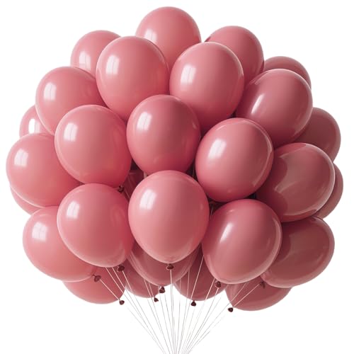 Luftballon Girlande Retro Rosa, 100 Stück 10 Zoll Retro Rosa luftballons, Pastell Rose Girlande Luftballons Geburtstag Set, Macaron Rosa Latex Ballons Set für Geburtstag Babyparty Hochzeit Festival Luftballon Girlande Retro Rosa, 100 Stück 10 Zoll Retro Rosa luftballons, Pastell Rose Girlande Luftballons Geburtstag Set, Macaron Rosa Latex Ballons Set für Geburtstag Babyparty Hochzeit Festival von VUCDXOP