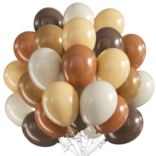 Luftballons Braun Beige Aprikose, 60 Stück 12 Zoll Braun Beige Latex Luftballons Apricot Sand Weiß Latex Ballons Kaffee Party Ballons, Party Luftballon für Geburtstag Hochzeit Gender Jahrestag Deko Luftballons Braun Beige Aprikose, 60 Stück 12 Zoll Braun Beige Latex Luftballons Apricot Sand Weiß Latex Ballons Kaffee Party Ballons, Party Luftballon für Geburtstag Hochzeit Gender Jahrestag Deko von VUCDXOP