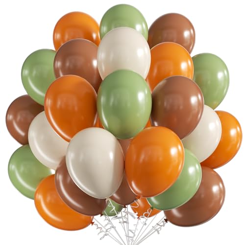 Luftballons Braun Orange Grün, 60 Stück 12 Zoll Braun Orange Latex Luftballons Avocado Grün Beige Latex Ballons Party Ballons, Party Luftballon für Geburtstag Hochzeit Gender Jahrestag Dekoration Luftballons Braun Orange Grün, 60 Stück 12 Zoll Braun Orange Latex Luftballons Avocado Grün Beige Latex Ballons Party Ballons, Party Luftballon für Geburtstag Hochzeit Gender Jahrestag Dekoration von VUCDXOP