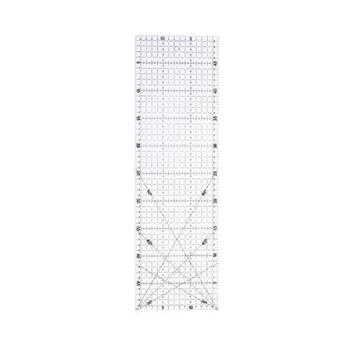 VUIUYOIES Lineal, klare Skala, Stickerei, Schneider, Quilten, Nähschablone, Kleidung, manuelles Nähen, Büro, Messwerkzeug, 15x50cm Schwarz VUIUYOIES Lineal, klare Skala, Stickerei, Schneider, Quilten, Nähschablone, Kleidung, manuelles Nähen, Büro, Messwerkzeug, 15x50cm Schwarz von VUIUYOIES