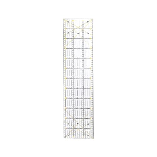 VUIUYOIES Lineal, klare Skala, Stickerei, Schneider, Quilten, Nähschablone, Kleidung, manuelles Nähen, Büro, Messwerkzeug, 15x60cm Schwarz Gelb VUIUYOIES Lineal, klare Skala, Stickerei, Schneider, Quilten, Nähschablone, Kleidung, manuelles Nähen, Büro, Messwerkzeug, 15x60cm Schwarz Gelb von VUIUYOIES