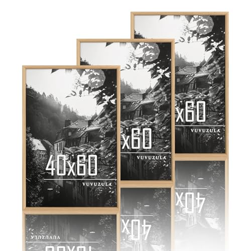 VUVUZULA Bilderrahmen 40x60cm Holz Holzrahmen Eiche 3er Set Fotorahmen MDF Rahmen Posterrahmen Natur VUVUZULA Bilderrahmen 40x60cm Holz Holzrahmen Eiche 3er Set Fotorahmen MDF Rahmen Posterrahmen Natur von VUVUZULA