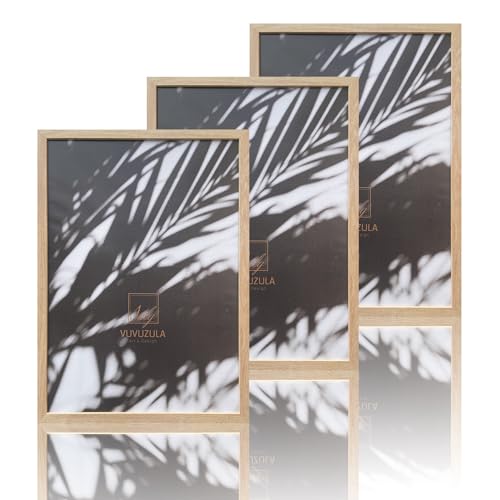 VUVUZULA Bilderrahmen A2 Holz Fotorahmen Holzrahmen MDF Rahmen DIN A2 Eiche Natur 3er Set VUVUZULA Bilderrahmen A2 Holz Fotorahmen Holzrahmen MDF Rahmen DIN A2 Eiche Natur 3er Set von VUVUZULA