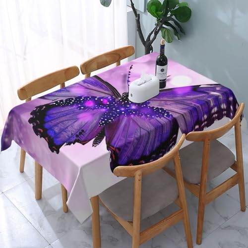 VVTDESA Bedruckte Tischdecke, Motiv: Schmetterling 1, 137 x 183 cm, rechteckig, waschbar, Dekoration, Tischdecke für Esstische, Party, Buffet, Camping VVTDESA Bedruckte Tischdecke, Motiv: Schmetterling 1, 137 x 183 cm, rechteckig, waschbar, Dekoration, Tischdecke für Esstische, Party, Buffet, Camping von VVTDESA