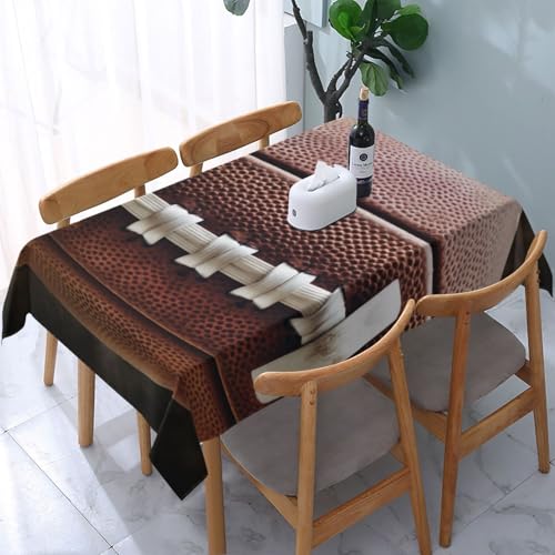 VVTDESA Bedruckte Tischdecke mit Fußballspitzen, rechteckig, Stoff, waschbar, Dekoration, Tischdecke für Esstische, Party, Buffet, Camping, 137 x 183 cm VVTDESA Bedruckte Tischdecke mit Fußballspitzen, rechteckig, Stoff, waschbar, Dekoration, Tischdecke für Esstische, Party, Buffet, Camping, 137 x 183 cm von VVTDESA