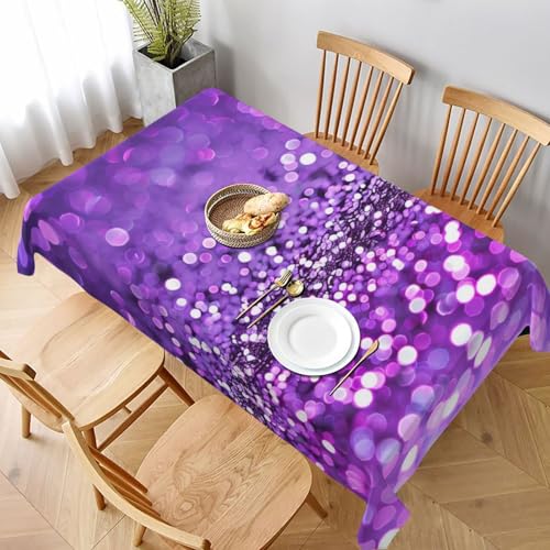 VVTDESA Bedruckte Tischdecke mit Glitzer bei Nacht, 152,4 x 228,6 cm, rechteckig, Stoff, Tischdecke, waschbar, Dekor-Tischdecke für Esstische, Party, Buffet, Camping VVTDESA Bedruckte Tischdecke mit Glitzer bei Nacht, 152,4 x 228,6 cm, rechteckig, Stoff, Tischdecke, waschbar, Dekor-Tischdecke für Esstische, Party, Buffet, Camping von VVTDESA