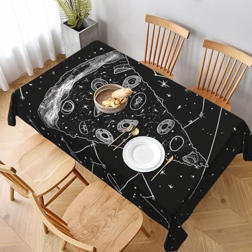 VVTDESA Bedruckte Tischdecke mit Pizzasternbild, 152,4 x 228,6 cm, rechteckig, Stoff, waschbar, Dekoration, Tischdecke für Esstische, Party, Buffet, Camping VVTDESA Bedruckte Tischdecke mit Pizzasternbild, 152,4 x 228,6 cm, rechteckig, Stoff, waschbar, Dekoration, Tischdecke für Esstische, Party, Buffet, Camping von VVTDESA