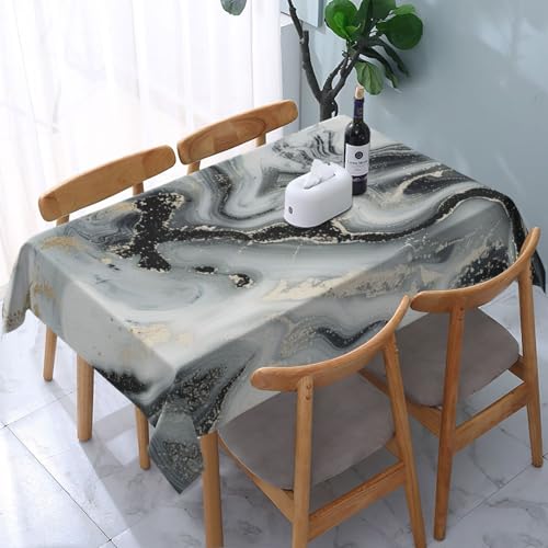 VVTDESA Orientalische Tischdecke mit Marmorstein-Druck, rechteckig, Stoff, waschbar, Dekoration, Tischdecke für Esstische, Party, Buffet, Camping, 137 x 183 cm VVTDESA Orientalische Tischdecke mit Marmorstein-Druck, rechteckig, Stoff, waschbar, Dekoration, Tischdecke für Esstische, Party, Buffet, Camping, 137 x 183 cm von VVTDESA