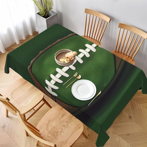 VVTDESA Tischdecke, Motiv: Fußball, bedruckt, 152,4 x 228,6 cm, rechteckig, waschbar, Dekoration, Tischdecke für Esstische, Party, Buffet, Camping VVTDESA Tischdecke, Motiv: Fußball, bedruckt, 152,4 x 228,6 cm, rechteckig, waschbar, Dekoration, Tischdecke für Esstische, Party, Buffet, Camping von VVTDESA