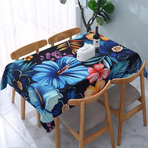 VVTDESA Tischdecke mit Blumenmuster, 137 x 183 cm, rechteckig, waschbar, Dekoration, Tischdecke für Esstische, Party, Buffet, Camping, 137 x 183 cm VVTDESA Tischdecke mit Blumenmuster, 137 x 183 cm, rechteckig, waschbar, Dekoration, Tischdecke für Esstische, Party, Buffet, Camping, 137 x 183 cm von VVTDESA