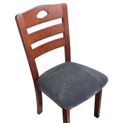 VVW&LIU Samtstoff Weiche Sitzkissenbezüge Stretch Waschbar Spandex Esszimmerstuhlbezug Schonbezüge Für Home Hotel Bankett Liv von VVW&LIU
