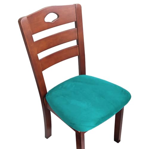 VVW&LIU Samtstoff Weiche Sitzkissenbezüge Stretch Waschbar Spandex Esszimmerstuhlbezug Schonbezüge Für Home Hotel Bankett Liv von VVW&LIU