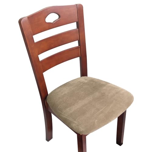 VVW&LIU Samtstoff Weiche Sitzkissenbezüge Stretch Waschbar Spandex Esszimmerstuhlbezug Schonbezüge Für Home Hotel Bankett Liv von VVW&LIU