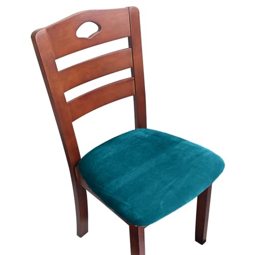 VVW&LIU Samtstoff Weiche Sitzkissenbezüge Stretch Waschbar Spandex Esszimmerstuhlbezug Schonbezüge Für Home Hotel Bankett Liv von VVW&LIU
