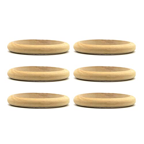 VVXXMO 6 Stück natürlicher Holz-Armreif, gebogenes Holz-Armband, DIY Malerei Schmuck, 1, Einheitsgröße von VVXXMO