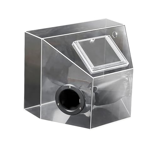 Winkelschleifer Absaugung, Schleifbox-Abdeckung, Geschlossener Tischpolierer Multifunktionskoffer Tragbare Polierbox Aus Acryl for Schleif- Und Polierarbeiten(40 cmx30 cm) von VXDEFP