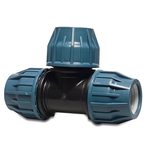 PP Klemm T-Stück 90° 20 mm 16bar Schwarz/Blau DVGW/KIWA/WRAS PP Klemm T-Stück 90° 20 mm 16bar Schwarz/Blau DVGW/KIWA/WRAS von VYAIR