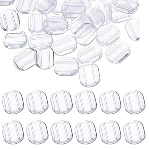 VYIBPDY Ohrringpolster aus Silikon,Ohrring Verschluss Silikon, transparent, für Ohrclips, 100 Stück VYIBPDY Ohrringpolster aus Silikon,Ohrring Verschluss Silikon, transparent, für Ohrclips, 100 Stück von VYIBPDY