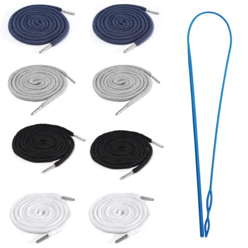 VZUHSW Kordel für Jogginghose, 8 Pcs Kordel für Hosenbund,Ersatzschnüre aus Baumwolle Kordel aus Metall,Ersatz-Saiten aus Baumwolle mit 1*Einfädler,für Sporthosen Hosen Sweatshirts Jacken Handtaschen VZUHSW Kordel für Jogginghose, 8 Pcs Kordel für Hosenbund,Ersatzschnüre aus Baumwolle Kordel aus Metall,Ersatz-Saiten aus Baumwolle mit 1*Einfädler,für Sporthosen Hosen Sweatshirts Jacken Handtaschen von VZUHSW
