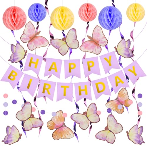 VZXZXE Schmetterling Geburtstag Deko Set Deko Geburtstagsgirlande Happy Birthday Geburtstag Deko Schmetterling Wirbel Kindergeburtstag Deko Schmetterling Deko VZXZXE Schmetterling Geburtstag Deko Set Deko Geburtstagsgirlande Happy Birthday Geburtstag Deko Schmetterling Wirbel Kindergeburtstag Deko Schmetterling Deko von VZXZXE