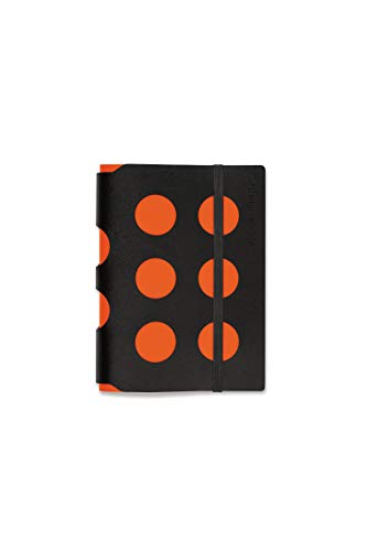 Vacavaliente Notizbuch, Recycled Leder, orange von Vacavaliente