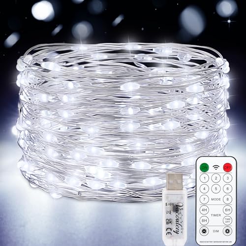 10M 100 LED USB Kupferdraht Lichterkette mit Timer und Fernbedienung 8 Programm Wasserdichte Lichterkette Innen Led Lichterkette für Zimmer, Party, Hochzeit 10M 100 LED USB Kupferdraht Lichterkette mit Timer und Fernbedienung 8 Programm Wasserdichte Lichterkette Innen Led Lichterkette für Zimmer, Party, Hochzeit von Vacoulery