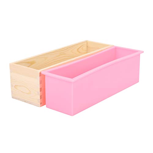 Vadillo 1200 g Bastelseife aus Holz, Kastenform, rechteckig, Futter aus Silikon, Werkzeug für Seifenkerzen, DIY, Werkzeug zur Herstellung von Formen Vadillo 1200 g Bastelseife aus Holz, Kastenform, rechteckig, Futter aus Silikon, Werkzeug für Seifenkerzen, DIY, Werkzeug zur Herstellung von Formen von Vadillo
