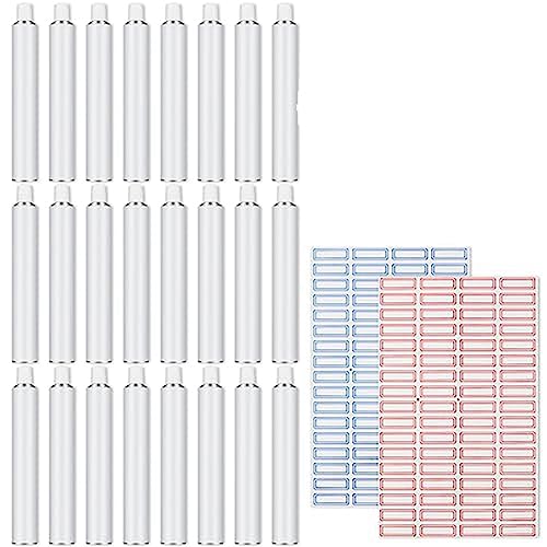Vadillo Leere Farbtuben aus Aluminium, 20 ml, zum Herstellen von Farbe und Aufbewahrung von verbleibenden Acrylfarben Vadillo Leere Farbtuben aus Aluminium, 20 ml, zum Herstellen von Farbe und Aufbewahrung von verbleibenden Acrylfarben von Vadillo