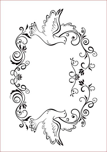 Darice Prägefolder-Schablone, Rahmen, Tauben-A4, Plastic, transparent, 29.7 x 21 x 0.3 cm Darice Prägefolder-Schablone, Rahmen, Tauben-A4, Plastic, transparent, 29.7 x 21 x 0.3 cm von Vaessen Creative