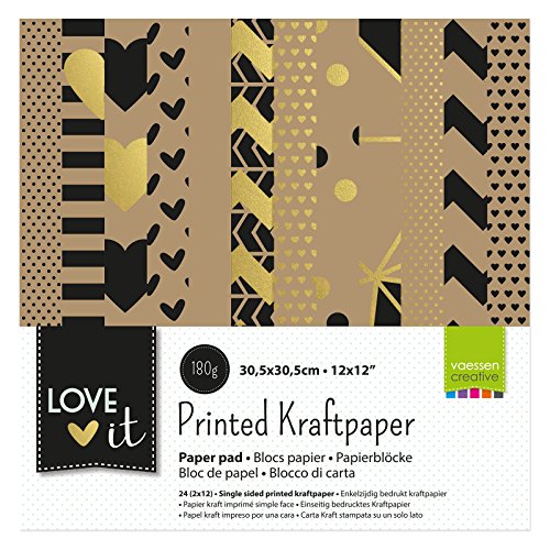 Florence 200106-002 Papier Pad, Mehrfarbig, 12 Zoll von Vaessen Creative