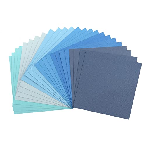 Vaessen Creative Florence Scrapbook-Papier 216 g 6x6-x24 Blatt-Multipack, blau, Paper, multicolor, 15 x 15 x 0.8 cm von Vaessen Creative
