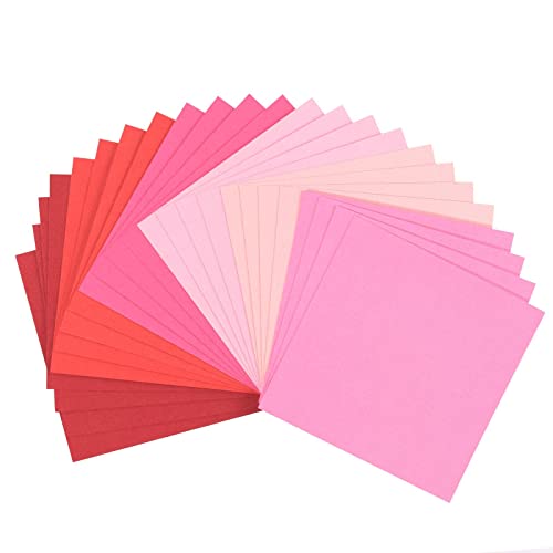 Vaessen Creative Florence Scrapbook-Papier 216 g 6x6-x24 Blatt-Multipack, pink, Paper, multicolor, 15 x 15 x 0.8 cm von Vaessen Creative