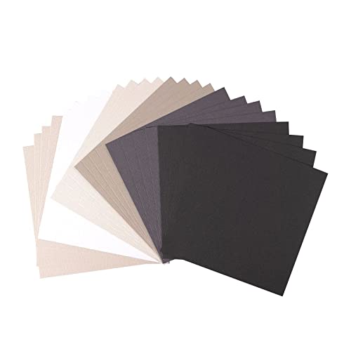 Vaessen Creative Florence Scrapbook-Papier 216 g 6x6-x24 Blatt-Multipack, schwarz, Paper, multicolor, 15 x 15 x 0.8 cm von Vaessen Creative