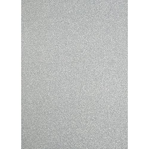 Florence Glitzerpapier zum Basteln - Hellblau - - Papierbasteln 5 Stück - A4 Bastelpapier mit Glitzer für Scrapbooking, Stanzen und Kartengestaltung - 250 gsm Florence Glitzerpapier zum Basteln - Hellblau - - Papierbasteln 5 Stück - A4 Bastelpapier mit Glitzer für Scrapbooking, Stanzen und Kartengestaltung - 250 gsm von Vaessen Creative