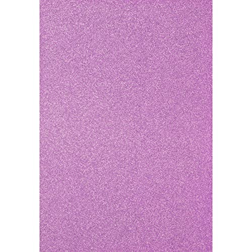 Florence Glitzerpapier zum Basteln - Lavendel - Violett - Papierbasteln 5 Stück - A4 Bastelpapier mit Glitzer für Scrapbooking, Stanzen und Kartengestaltung - 250 gsm Florence Glitzerpapier zum Basteln - Lavendel - Violett - Papierbasteln 5 Stück - A4 Bastelpapier mit Glitzer für Scrapbooking, Stanzen und Kartengestaltung - 250 gsm von Vaessen Creative