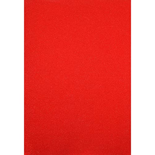 Florence Glitzerpapier zum Basteln - Rot - Papierbasteln 5 Stück - A4 Bastelpapier mit Glitzer für Scrapbooking, Stanzen und Kartengestaltung - 250 gsm Florence Glitzerpapier zum Basteln - Rot - Papierbasteln 5 Stück - A4 Bastelpapier mit Glitzer für Scrapbooking, Stanzen und Kartengestaltung - 250 gsm von Vaessen Creative