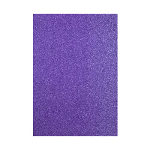 Florence Glitzerpapier zum Basteln - Violett - Papierbasteln 5 Stück - A4 Bastelpapier mit Glitzer für Scrapbooking, Stanzen und Kartengestaltung - 250 gsm Florence Glitzerpapier zum Basteln - Violett - Papierbasteln 5 Stück - A4 Bastelpapier mit Glitzer für Scrapbooking, Stanzen und Kartengestaltung - 250 gsm von Vaessen Creative