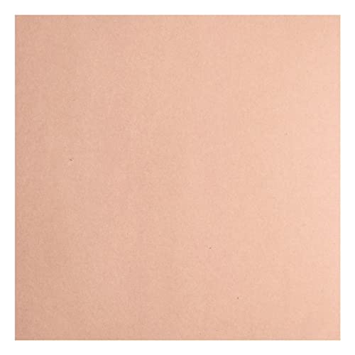 Vaessen Creative Florence Cardstock Papier, Kraft Braun, 200 Gramm/m², Quadratisch, 30,5 x 30,5 cm, 100 Stück, Glatt, für Scrapbooking, Kartenherstellung, Stanzen und andere Papierbasteleien von Vaessen Creative