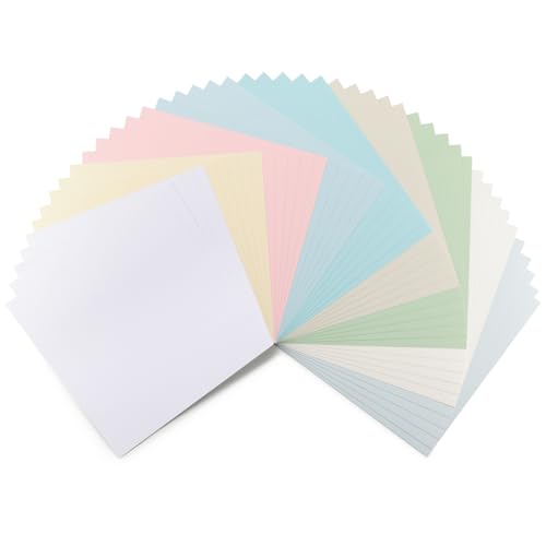 Florence Tonkarton Pastell 250 g –Leinen Struktur - 30,5 x 30,5 cm - Kartengestaltung - Scrapbooking Bedarf - Reißfest - Erstellen Sie Elegante Einladungen, Geschenkboxen und Kunstprojekte Florence Tonkarton Pastell 250 g –Leinen Struktur - 30,5 x 30,5 cm - Kartengestaltung - Scrapbooking Bedarf - Reißfest - Erstellen Sie Elegante Einladungen, Geschenkboxen und Kunstprojekte von Vaessen Creative