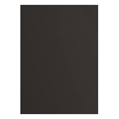 Vaessen Creative 2928-096A4 Florence Cardstock Papier, Schwarz, 216 Gramm/m², DIN A4, 10 Stück, Textur, für Scrapbooking, Kartenherstellung, Stanzen und andere Papierbasteleien von Vaessen Creative