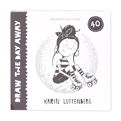 Paperfuel PF203612 Skizzenbuch, Zeichenblock, Draw The Day Away, 300 Gramm/m², 40 Blätter, 13 x 13 cm, für Handlettering, Scrapbooking und andere Papierbasteleien, Papier, White, Einheitsgröße Paperfuel PF203612 Skizzenbuch, Zeichenblock, Draw The Day Away, 300 Gramm/m², 40 Blätter, 13 x 13 cm, für Handlettering, Scrapbooking und andere Papierbasteleien, Papier, White, Einheitsgröße von Vaessen Creative
