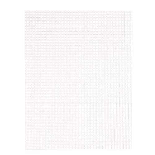 Vaessen Creative 11003-001 Kunststoffleinwand, Feinheitsgrad 7, flexibles Maschengewebe für Handarbeiten, Stickerei und Kreuzstich, 12 Stück, 26x34cm, Transparent, Kunststoff, 26x34 cm or 10.2x13.3 Vaessen Creative 11003-001 Kunststoffleinwand, Feinheitsgrad 7, flexibles Maschengewebe für Handarbeiten, Stickerei und Kreuzstich, 12 Stück, 26x34cm, Transparent, Kunststoff, 26x34 cm or 10.2x13.3 von Vaessen Creative