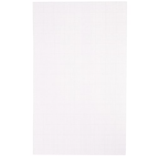 Vaessen Creative 11003-006 Kunststoffleinwand, Feinheitsgrad 7, flexibles Maschengewebe für Handarbeiten, Stickerei und Kreuzstich, 1 Stück, Größe, Transparent, 34x57cm or 13.3x22.4 von Vaessen Creative