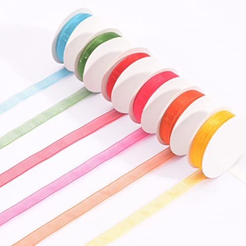 Vaessen Creative 11005-204 Organza Set Sommer, 6, 6 mm x 2 m Organzaband mit Webkanten, Schleifenband, Dekoband, Geschenkband für die Sommerdeko, Multi Vaessen Creative 11005-204 Organza Set Sommer, 6, 6 mm x 2 m Organzaband mit Webkanten, Schleifenband, Dekoband, Geschenkband für die Sommerdeko, Multi von Vaessen Creative
