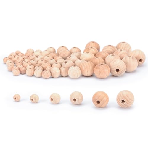 Vaessen Creative 11006-090 Unbehandelte Holzperlen Set, 525 Stück, Runde Perlen zum Basteln von DIY handgefertigte Dekorationen Schmuck Handwerk, Holz, Piece Vaessen Creative 11006-090 Unbehandelte Holzperlen Set, 525 Stück, Runde Perlen zum Basteln von DIY handgefertigte Dekorationen Schmuck Handwerk, Holz, Piece von Vaessen Creative