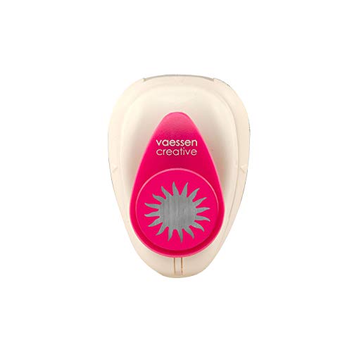 Vaessen Creative 21436-406 Motivstanzer, Small Stanzer Sonne, Ausstanzung 1,5 cm Weit, Metall, lila, 6.5 x 4.5 x 4.4 cm von Vaessen Creative