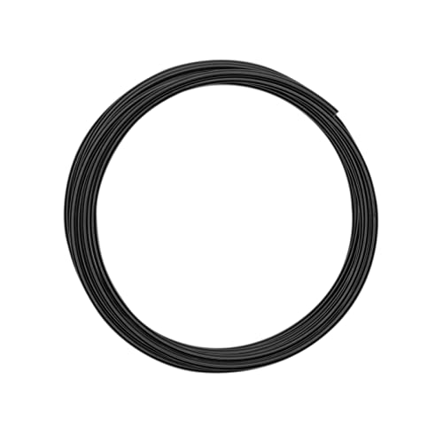 Vaessen Creative Aluminiumdraht, Schwarz, 3mm x 3m, Aluminium Wire, Basteldraht, Dekodraht, Floristikdraht Aludraht Schmuck 3 mm x 3 Meter | Biegsam Schmuckdraht, 300 x 3 x 3 cm, 3 von Vaessen Creative