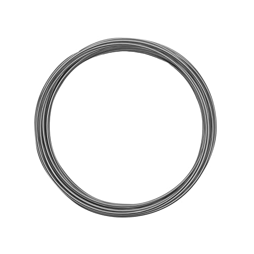 Vaessen Creative Aluminiumdraht, 1.5mm x 5m, Aluminium Wire, Basteldraht, Dekodraht, Floristikdraht Aludraht Schmuck 1,5 mm x 5 Meter | Biegsam Schmuckdraht Silber, silver, 500 x 0.15 x 0.15 cm, 5 von Vaessen Creative