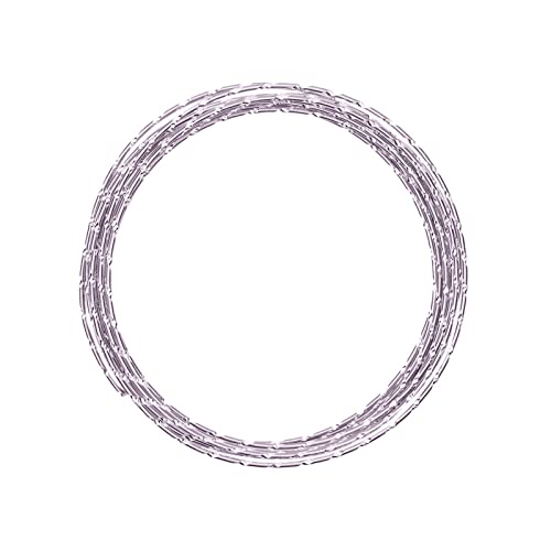 Vaessen Creative 24245-017 Aludraht Diamant Schmuck, Aluminium, Soft Lilac, 500 x 0.2 x 0.2 cm von Vaessen Creative
